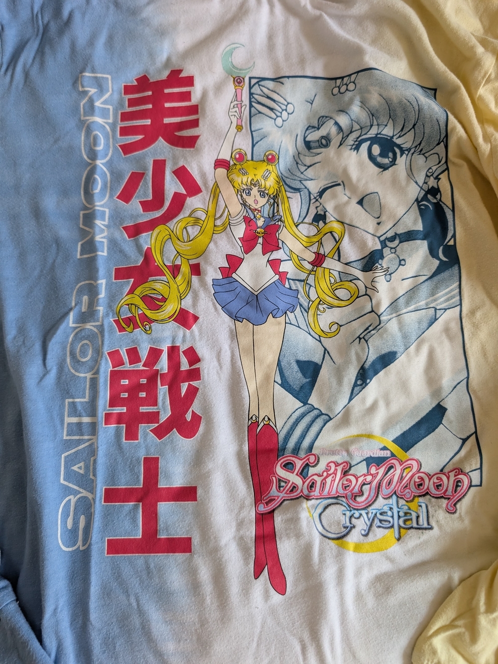 Sailor Moon Graphic Tee with Pastel Accents